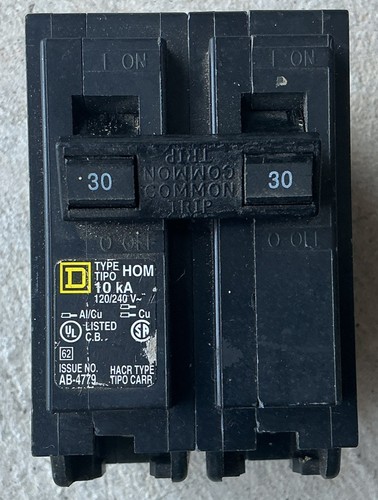 Square amp pole circuit - square, 2-pole
